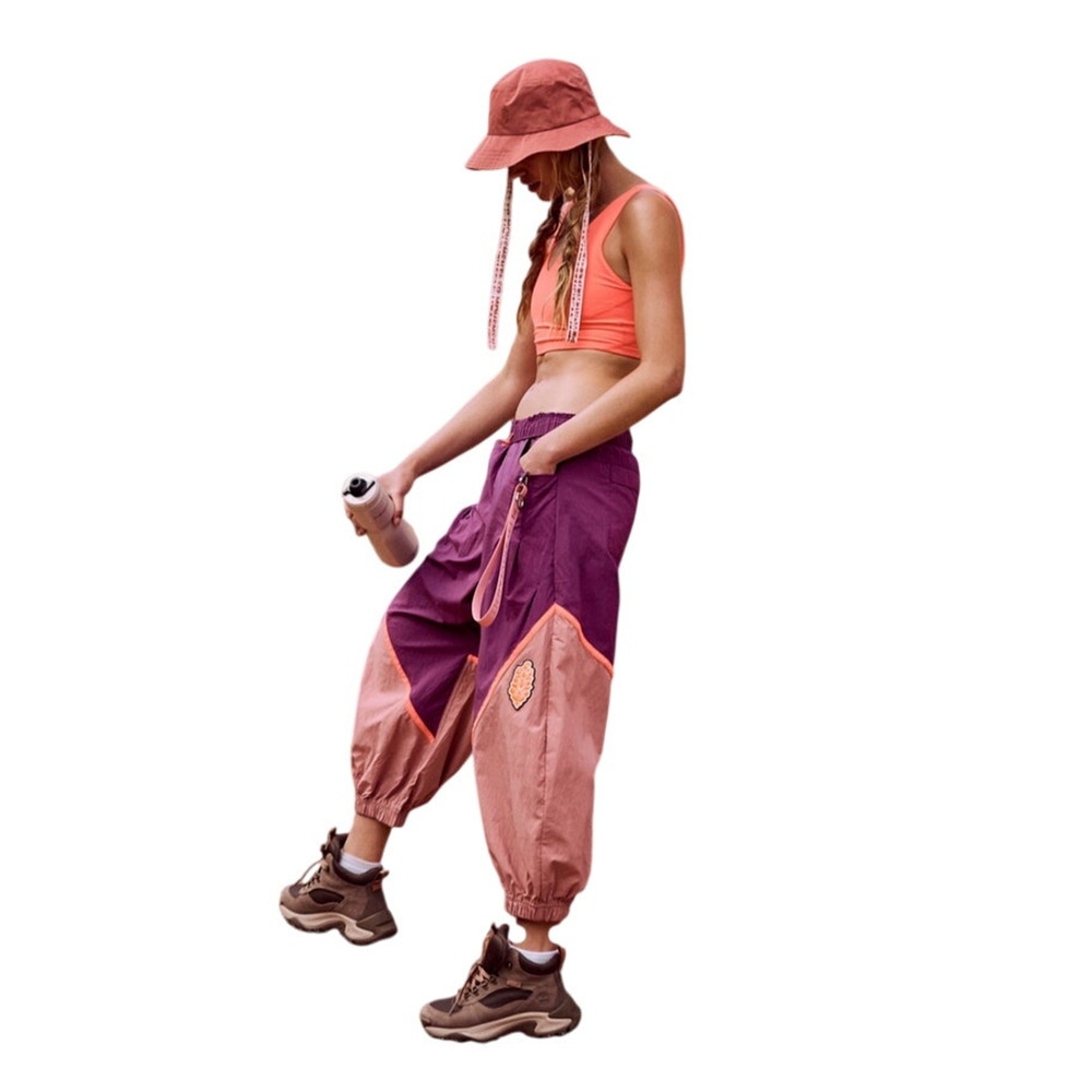 NWT FP Movement Women's Free Throw Pants deep mulberry combo extra small - Picture 5 of 10